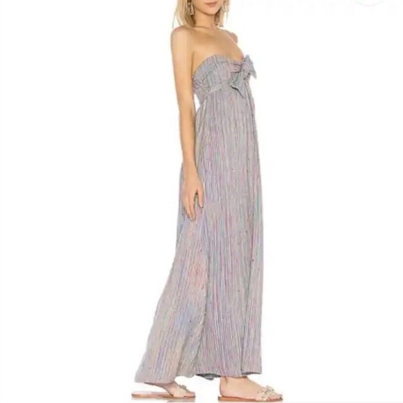 Majorelle Vienna Maxi Dress - Tube Rainbow Stripes - Picture 2 of 9